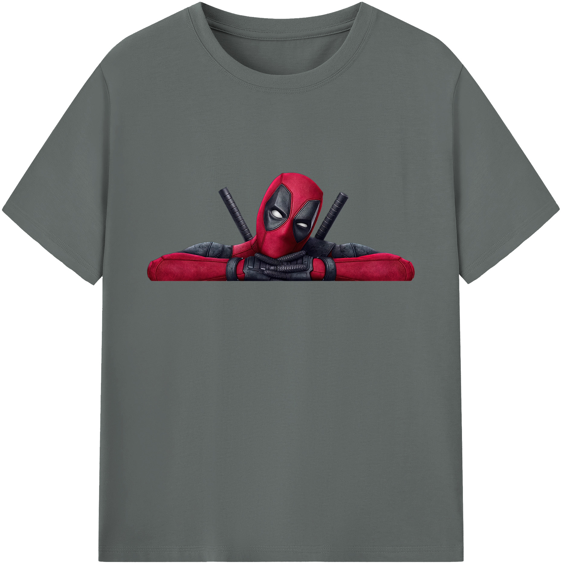 （画像用） Deadpool デッドプール 綿100％ メンズ半袖Tシャツ｜肌触りやわらか＆通気性